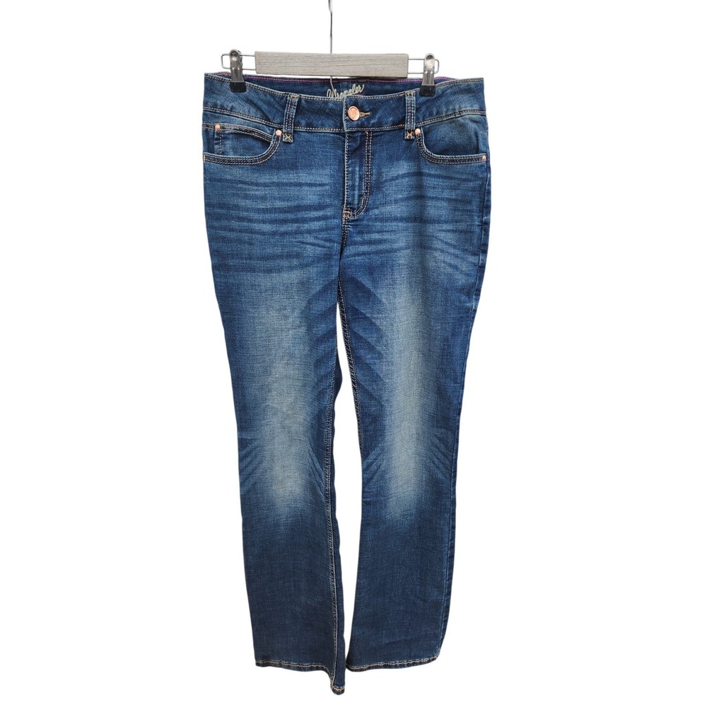Wrangler Womens‎ Bootcut Jeans Medium Wash Stretch Denim 1009MWZMS 11x36